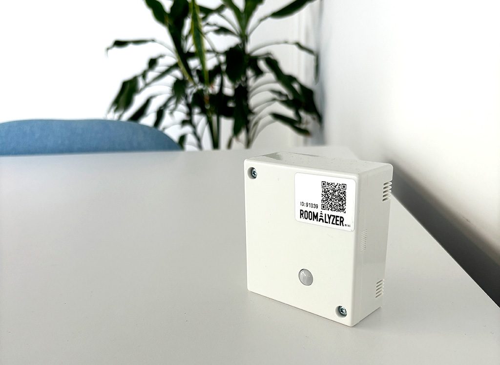 A sensor in an office area