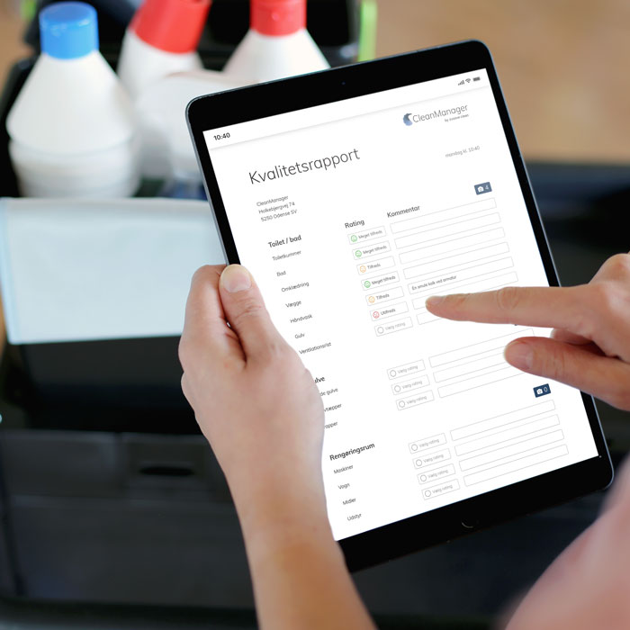 Digital kvalitetskontrol i rengøringsbranchen med CleanManager
